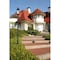 Z-Lite Roundhouse 1 Light Outdoor Post Mounted Fixture, Black And Clear Seedy 569PHB-519P-BK - alternate 2